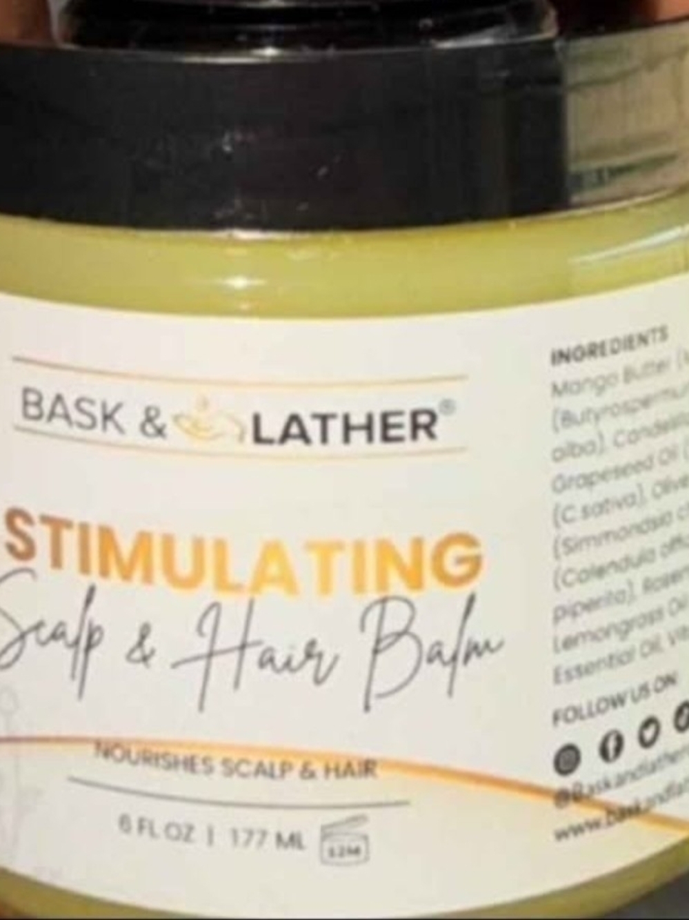 Stimulating Scalp & Hair Balm — Yellow